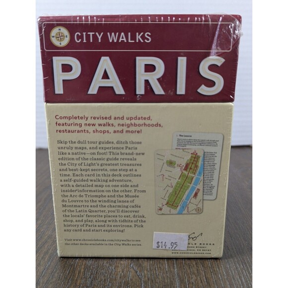 CITY WALKS Paris 50 Adventures Cards on Foot Christina Henry de Tessan  NEW - Picture 2 of 3